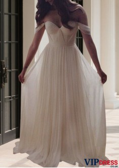 Chiffon A-Line Beach Wedding Dress