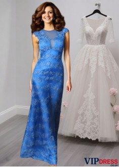 Sleeveless Mermaid Mother of the Bride Dresses with Appliques