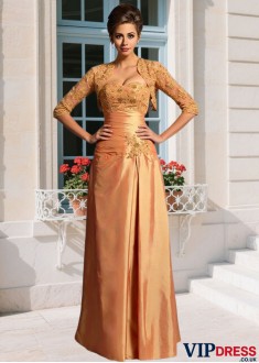 A-line Taffeta Mother of the Bride Dress