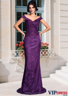 Lace Sheath Mother of the Bride Gown