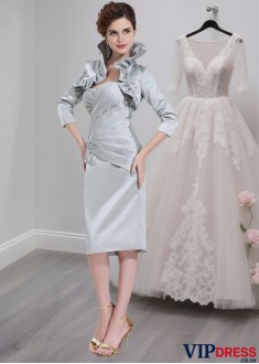 Sweetheart Neck Mother of the Bride Dress with Beading and Applique