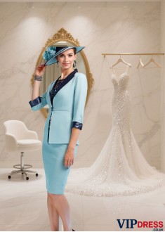 Best Lace Knee-Length Mother of the Bride Outfits UK