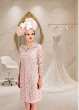 knee-length sheath dress for mother