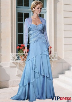 Elegant Chiffon Mother of the Bride Dress Sweetheart A-Line Set