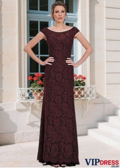 Lace Sheath Mother of the Bride Gown
