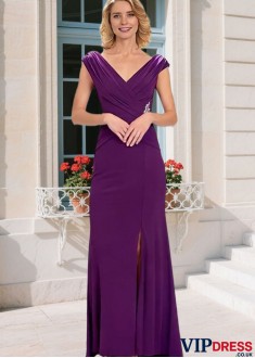 Full Length Sheath Mother of the Bride Dress